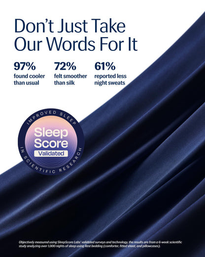 REST® Evercool® Cooling Comforter, Full/Queen, Blanket for Hot Sleepers, All Season Bedding to Keep Cool for Night Sweats, Breathable Lightweight Blanket, 90"x90" Inches, Midnight Blue