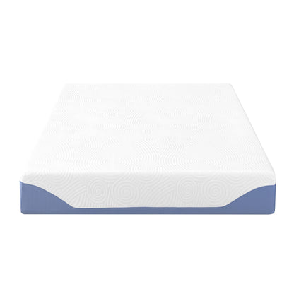 Mellow 10 Inch Cooling Gel-Infused Memory Foam Bed Mattress, Medium Firm Sleep and Breathable Fabric Cover, Twin , Mattress In A Box