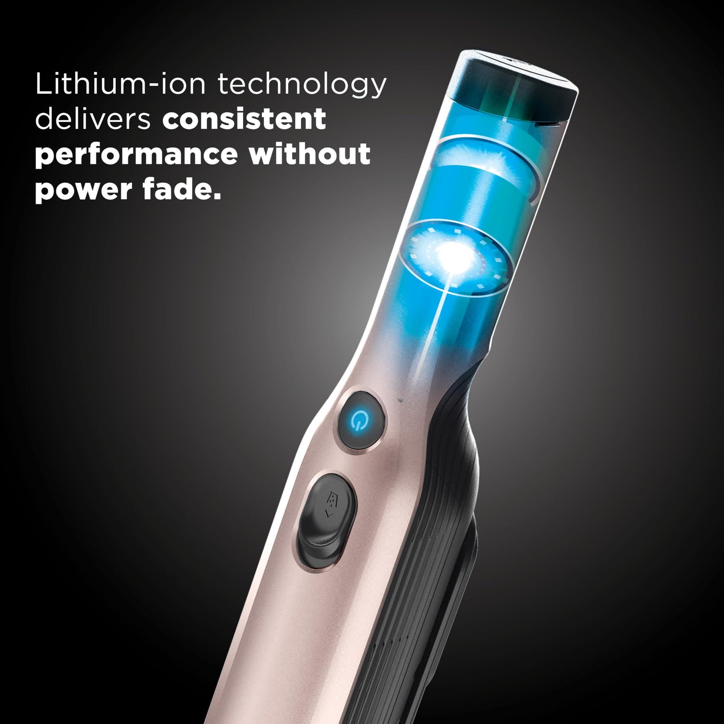 Shark WANDVAC Cordless Hand Vac, Lightweight, Portable at 1.4 lbs., Powerful Suction, Charging Dock, One-Touch Empty for Car & Home, Multi-Surface Pet Tool & Duster Crevice Tool, Rose Gold, WV201RGBRN