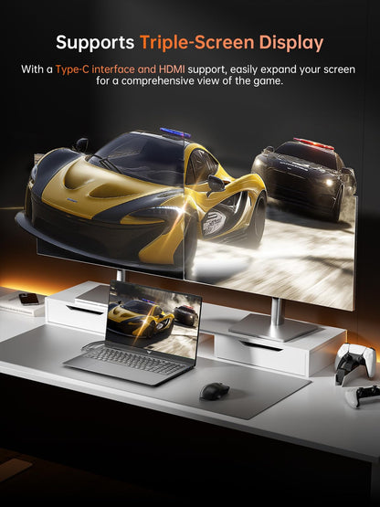 2024 Gaming Laptop, Laptop with AMD Ryzen 7 5825U (8C/16T, Up to 4.5GHz), 16GB RAM 512GB NVMe SSD Laptop Computer, Radeon RX Vega 8 Graphics, 16.1-inch FHD Display, WiFi 6, 53Wh Battery, Backlit KB