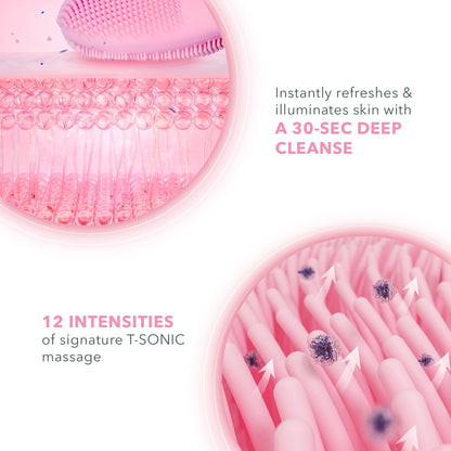 FOREO LUNA mini 3 Bundle - Premium Facial Cleansing Brush + Double Cleansing Kit - LUNA Micro-Foam Cleanser 2.0 0.67 fl.oz + LUNA Cleansing Balm 2.5 fl.oz