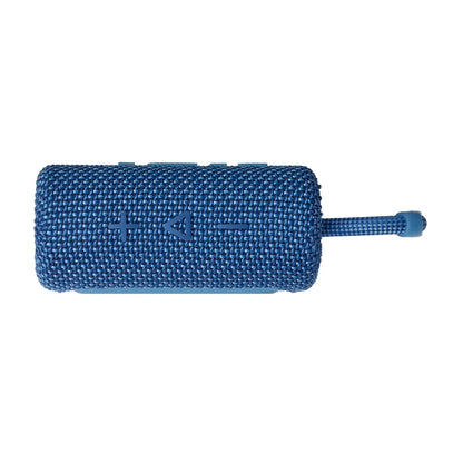 JBL Go 3 Eco - Portable Mini Bluetooth Speaker, big audio and punchy bass, IP67 waterproof and dustproof, 5 hours of playtime, Made in part with recycled materials (Eco Blue)