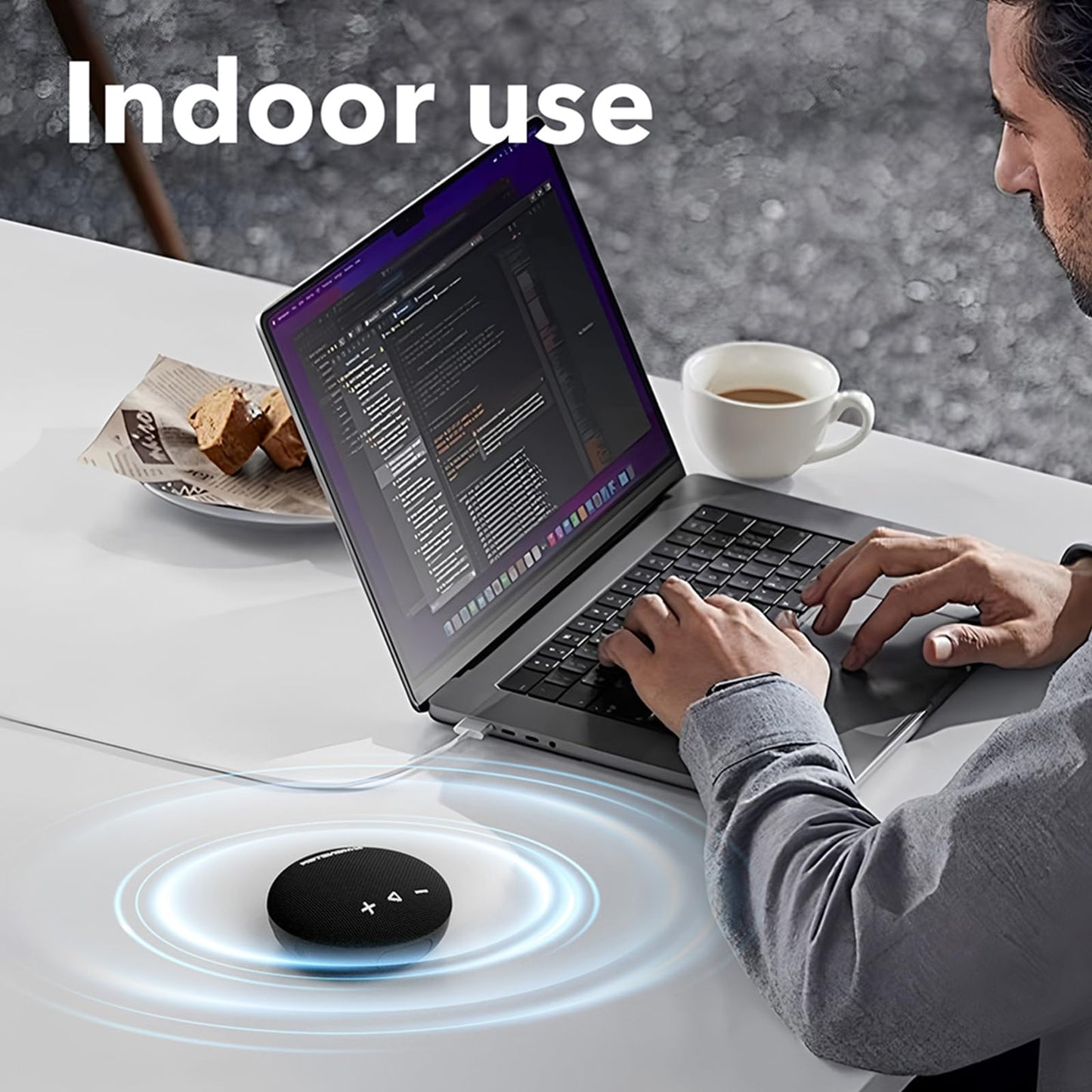 Monster Bluetooth Speaker, IPX8 Shower Speaker Waterproof, Bluetooth 5.4 with Loud HD Sound and Robust Bass, Extra Long Playtime Punchy, for Home, Beaches Portable Wireless Outdoor Speakers