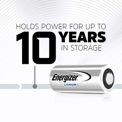 Energizer 123 Lithium Batteries (12 Pack), 3V Photo Batteries