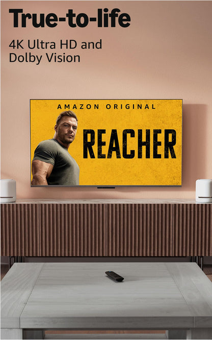 Like-New Amazon Fire TV Stick 4K (newest model) with AI-powered Fire TV Search, Wi-Fi 6, stream over 1.8 million movies and shows, free & live TV, find shows faster with Alexa+
