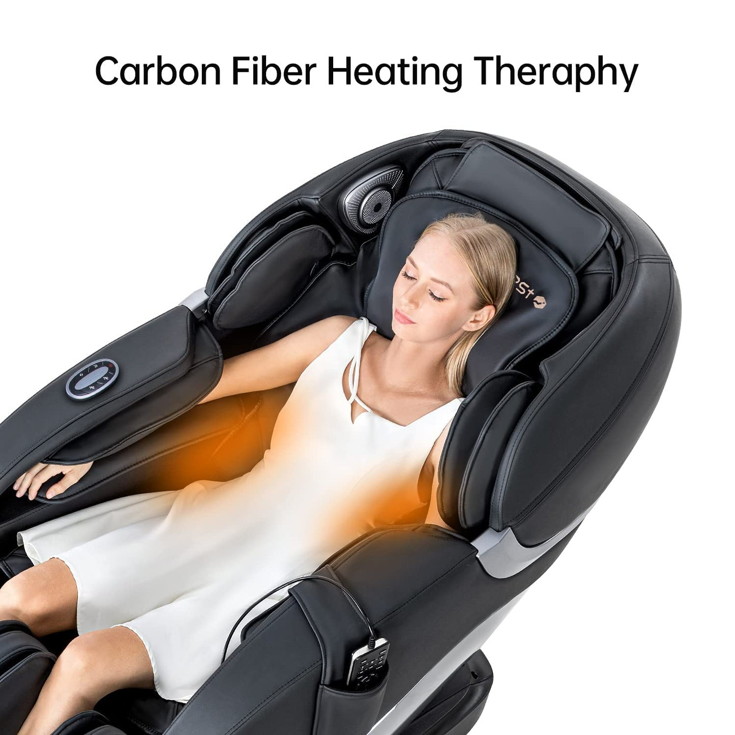 iRest SL Track Massage Chair Recliner, Full Body Massage Chair with Zero Gravity, Bluetooth Speaker, Airbags, Heating, and Foot Massage