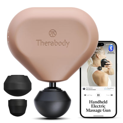 TheraGun Mini (3rd Generation) by Therabody – Ultra-Portable Massage Gun and Travel Essential for Fast, Effective Pain and Tension Relief Anywhere (Desert Rose)