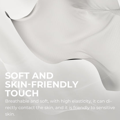 Dowinx Gaming Chair Breathable Fabric Computer Chair with Pocket Spring Cushion, Comfortable Office Chair with Gel Pad and Storage Bag,Massage Game Chair with Footrest,Beige