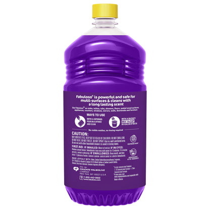 Fabuloso Multi-Purpose Cleaner & Floor Cleaner, 2X Concentrated, Lavender Scent, 56 fluid ounces