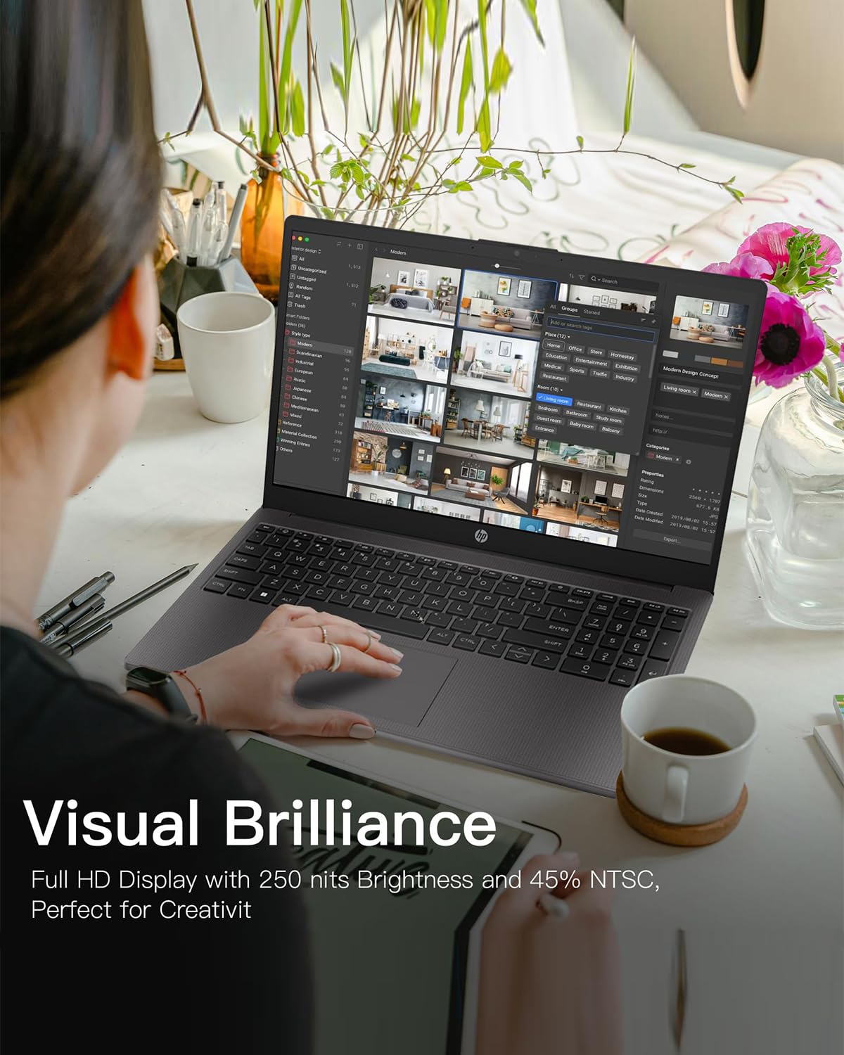 HP Flagship Business Laptop Computer - w/AI-Powered Office Lifetime & External Optical Drive - FHD - RJ45 - Intel i3 1315U (up to 4.5Ghz) - Wi-Fi 6 -Win 11 Pro w/Laptop Bundle(32GB RAM, 1TB SSD)