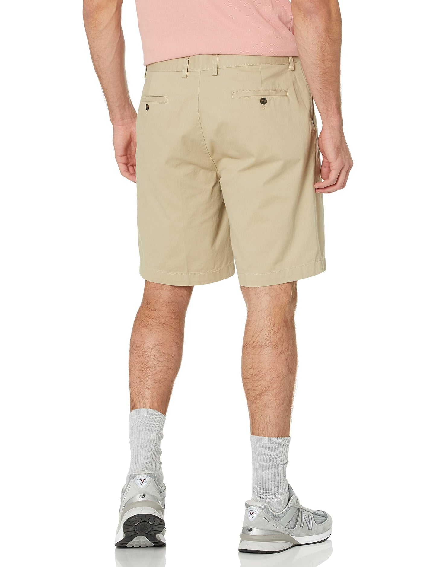 Amazon Essentials Men's Classic-Fit 9" Short, Light Brown, 38