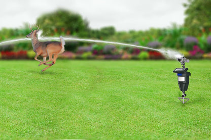 Deer Repellent & Cat Repellent Outdoor- Skunk Repellent for Yard, Cat Deterrent, (2 Pack) Motion Activated Sprinkler, Deer Repellent Devices, Raccoon & Dog Repellent for Yard