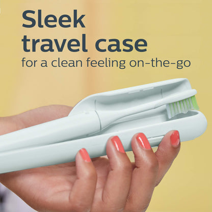 Philips One by Sonicare Battery Toothbrush, Mint Light Blue, HY1100/03