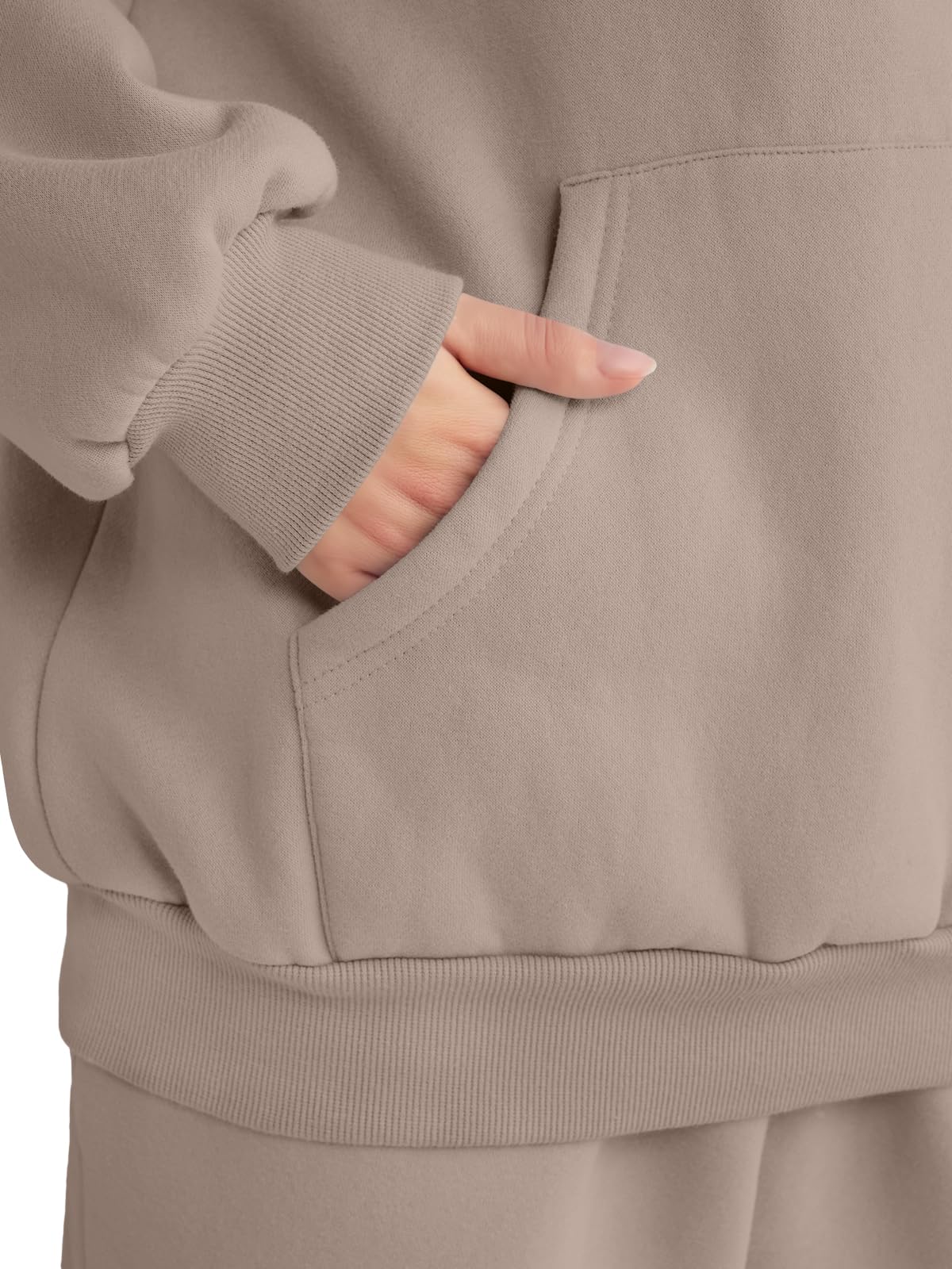 AUTOMET Sweatsuits Women 2 Piece Outfit Lounge Plus Size Fall Fashion Deals 2025 Tracksuits Oversized Sweatshirt and Sweatpants Casual Teen Girls Clothing CoffeeGrey L