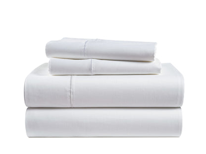 LANE LINEN 100% Egyptian Cotton Sheets Queen Size - 1000 Thread Count White Bed Sheets for Queen Size Bed, Long Staple Cotton Bedding Sheets, Sateen Weave, Luxury Hotel Sheets, Fits upto 17" Mattress