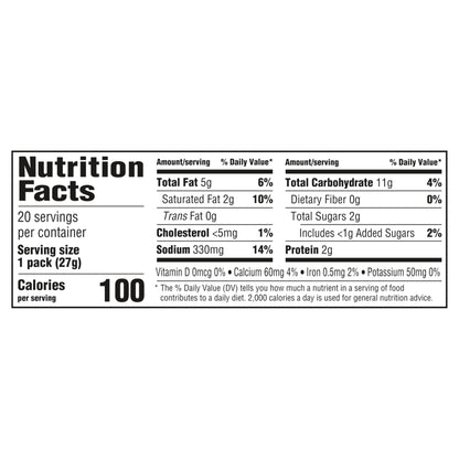 Handi-Snacks RITZ Crackers 'N Cheesy Dip Snack Packs, 20 Snack Packs