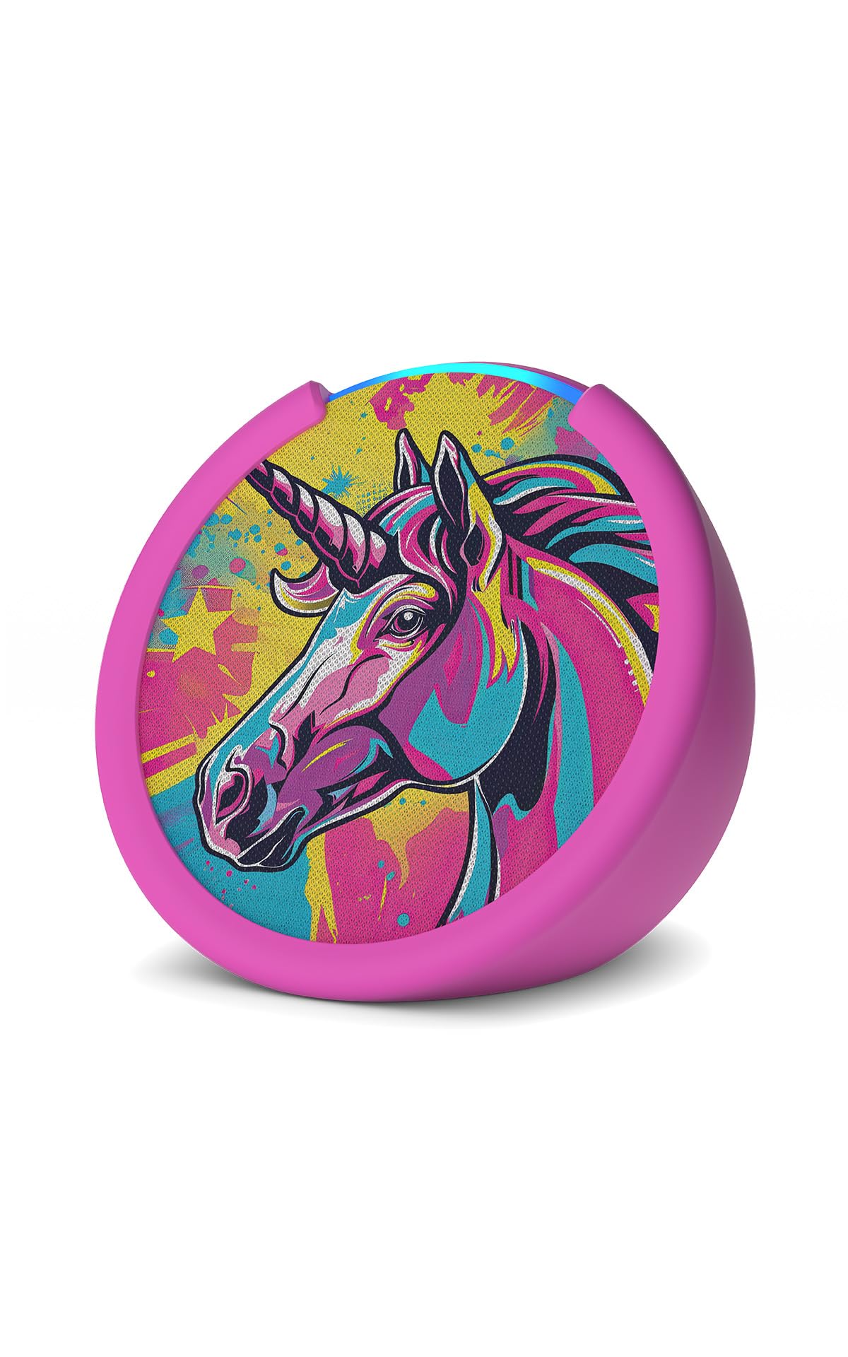 Amazon Echo Pop Kids (newest model), Designed for kids, with Alexa+ Early Access, parental controls, Includes 6 months of Amazon Kids+, Unicorn