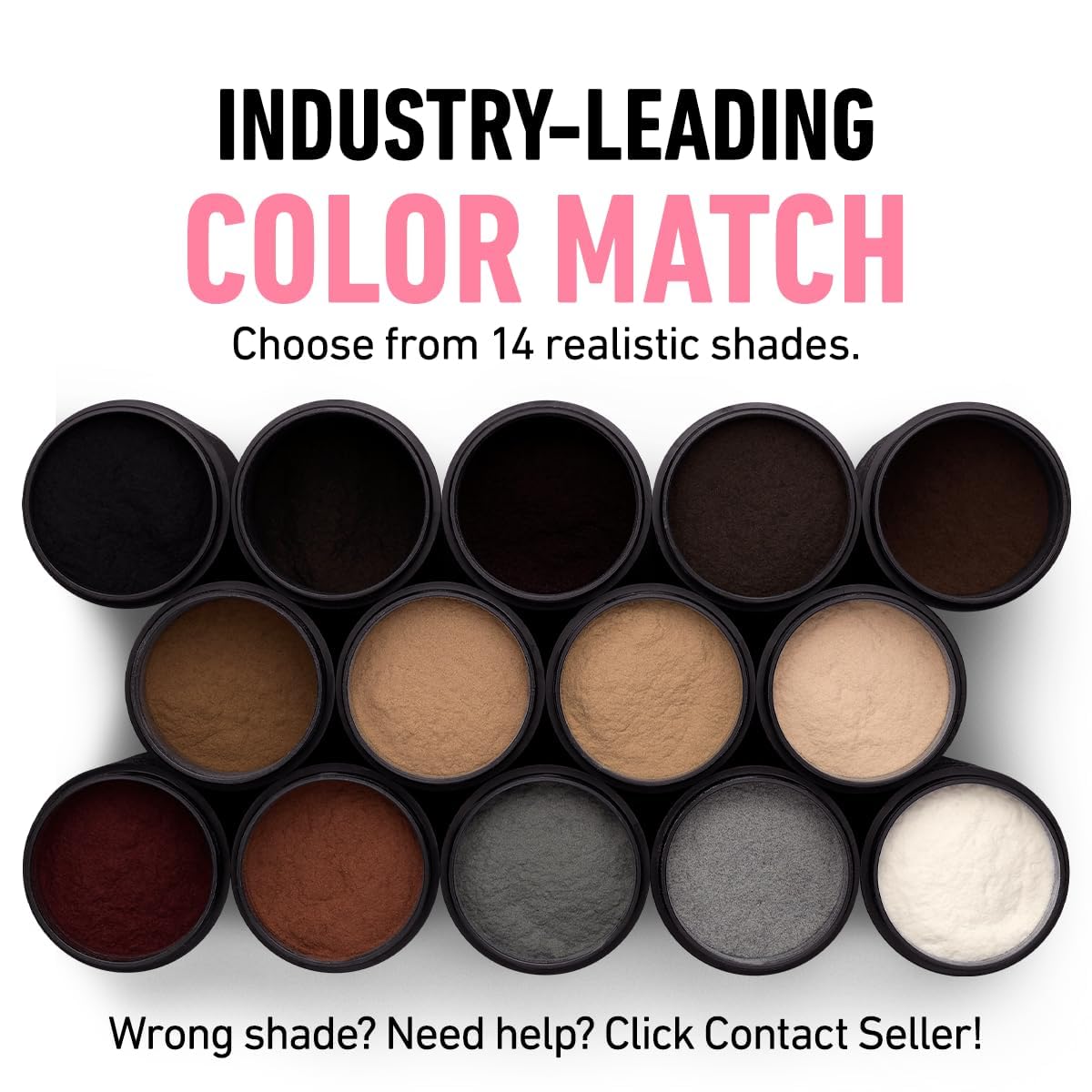 BOLDIFY Hair Fibers (12g) - Fill In Thinning and Fine Hair for an Instantly Fuller, Thicker Look - 14 Shades for Women & Men - Dark Brown