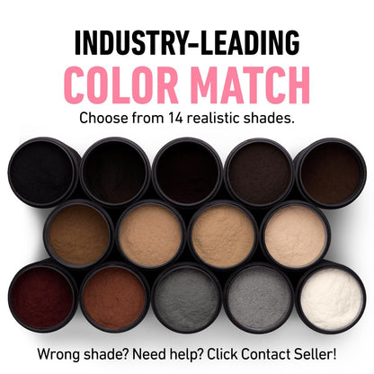 BOLDIFY Hair Fibers (12g) - Fill In Thinning and Fine Hair for an Instantly Fuller, Thicker Look - 14 Shades for Women & Men - Dark Brown