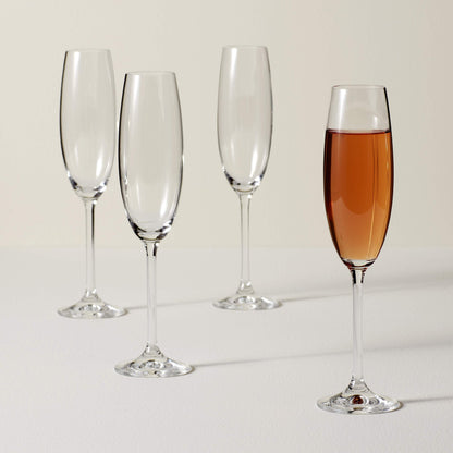 Lenox Tuscany Classics 4pc Toasting Flute Set, 2.3 LB, Clear