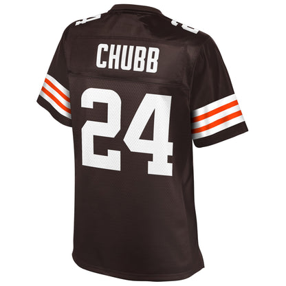 NFL PRO LINE Women's Nick Chubb Brown Cleveland Browns Team Player Jersey