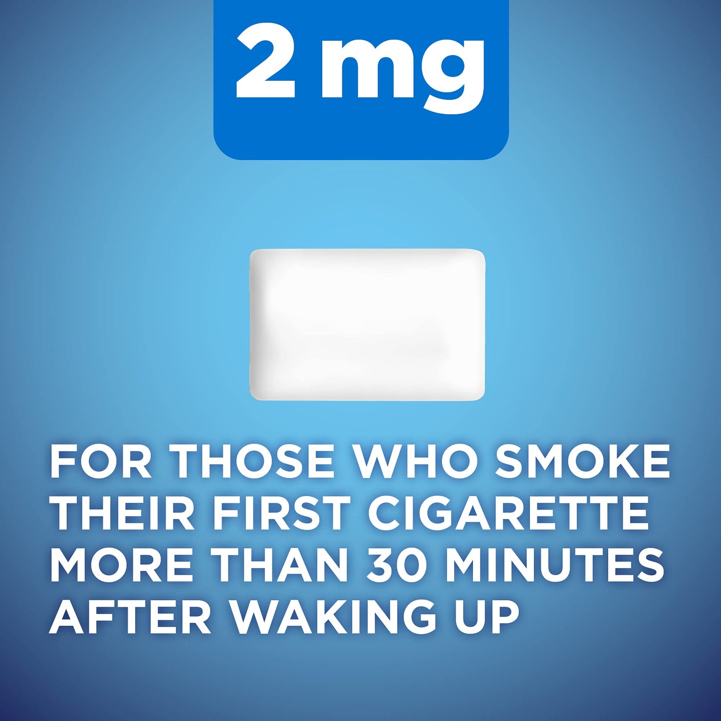 Amazon Basic Care Coated Nicotine Gum, 2 mg, Ice Mint Flavor, Stop Smoking Aid, 20 Count