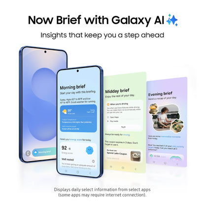 SAMSUNG Galaxy S25+ Cell Phone, 256GB AI Smartphone, Unlocked Android, AI Camera, Fast Processor, ProScaler Display, Long Battery Life, 2025, US 1 Yr Manufacturer Warranty, Icyblue