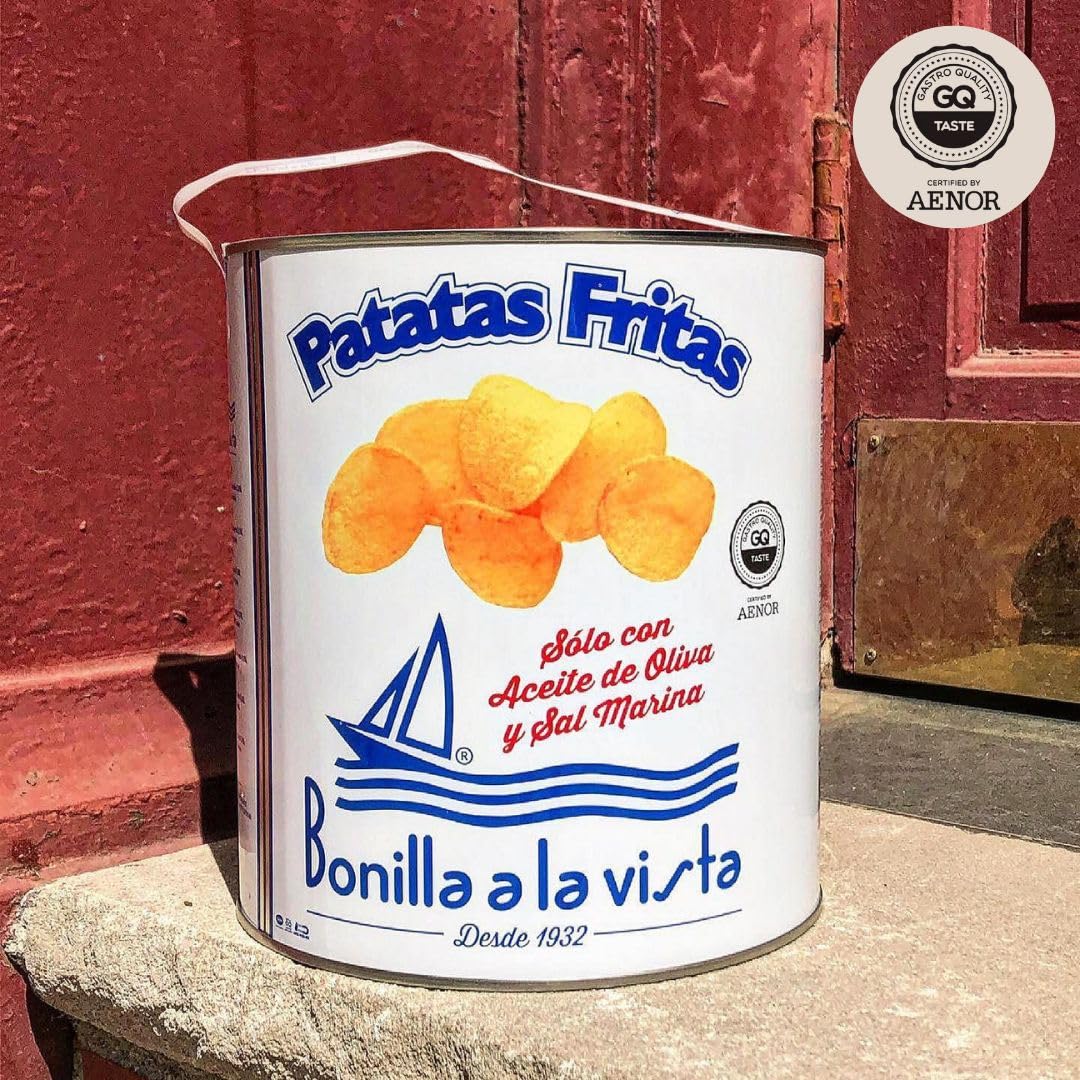 Bonilla a la Vista Potato Chips - 500g Tin