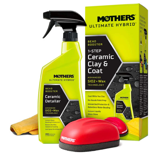 MOTHERS 07260 Ultimate Hybrid 1-Step Ceramic Clay & Coat