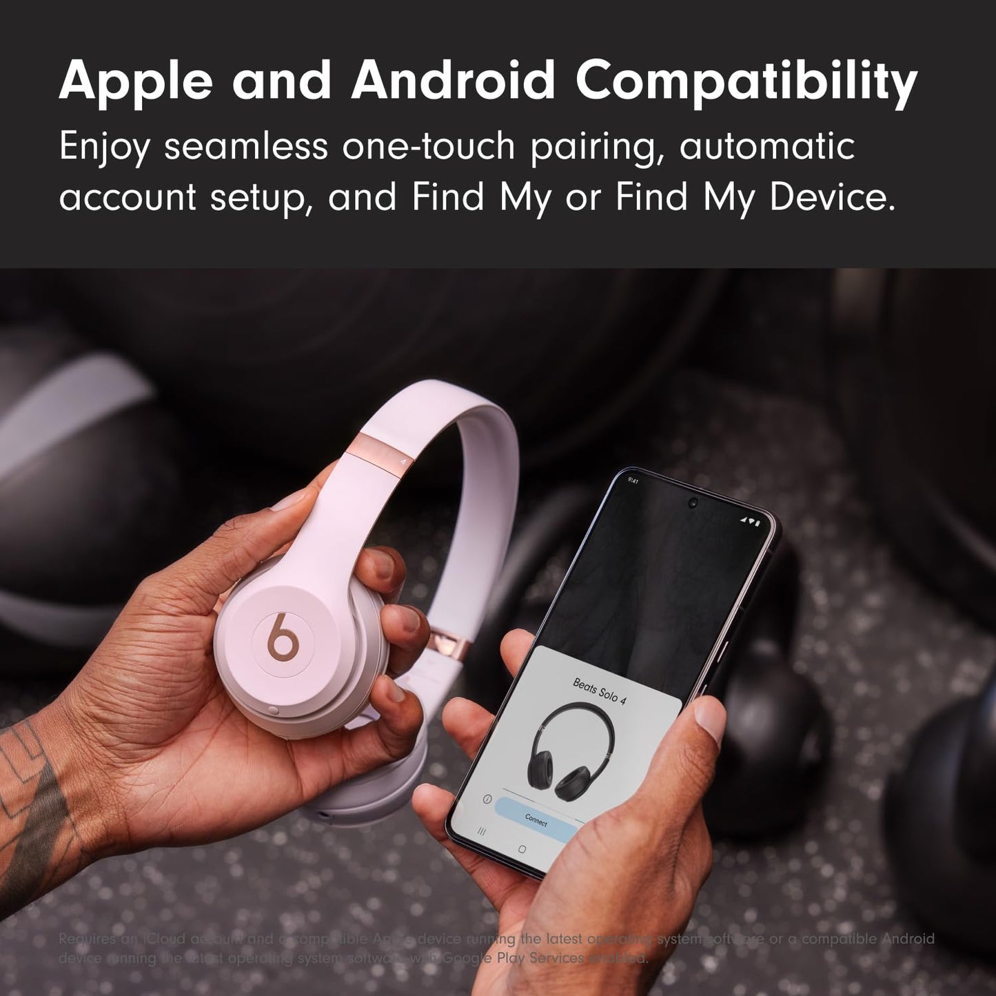 Beats Solo4 with AppleCare+ for Headphones (2 Years) - Cloud Pink