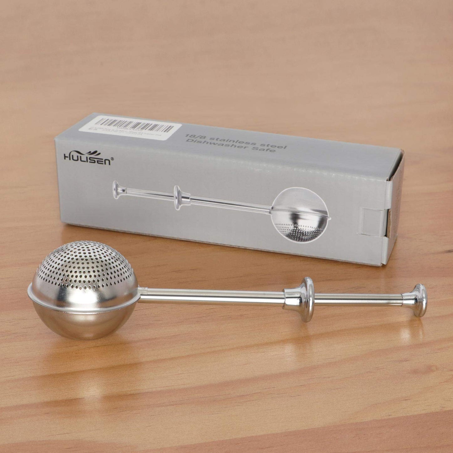 HULISEN Flour Duster for Baking, One-Handed Operation, 304 Stainless Steel Powdered Sugar Shaker Duster, Pick Up and Dust Flour Sifter, Gift Package