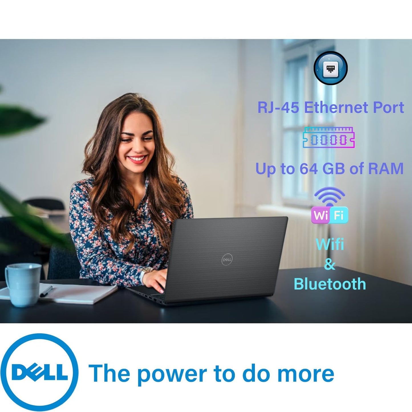 Dell 15.6" Laptop Computer for Home and Student, Intel 6-Core Processor (Beat i5-1135G7), 32GB DDR4 RAM, 1TB PCIe SSD, Business 3520 120Hz FHD, WiFi, Bluetooth, RJ45, HDMI, Windows 11 Pro