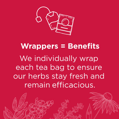 Traditional Medicinals Tea, Organic Throat Coat, Supports Throat Health, 48 Tea Bags