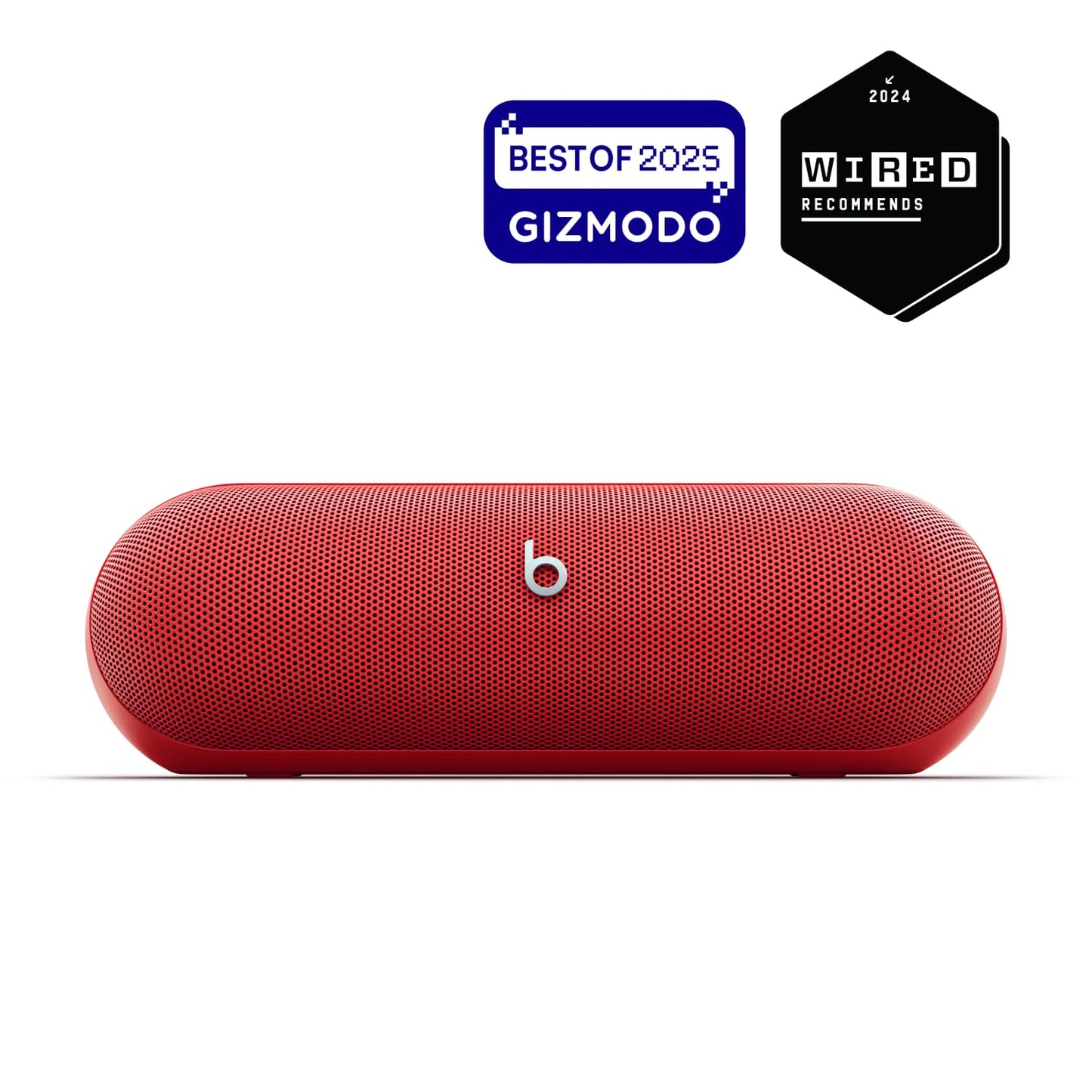 Beats Pill - Wireless Bluetooth Speaker and Portable Charger via USB-C - Up to 24 Hours Battery Life, IP67 Water Resistant, Apple & Android Compatible, Built-in Microphone – Statement Red