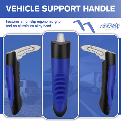 NINEMAX Car Door Handle for Elderly Car Handle Assist Support, Auto Grab Handles, Portable Car Door Cane for Seniors, Handicap (1 pc with Strap)