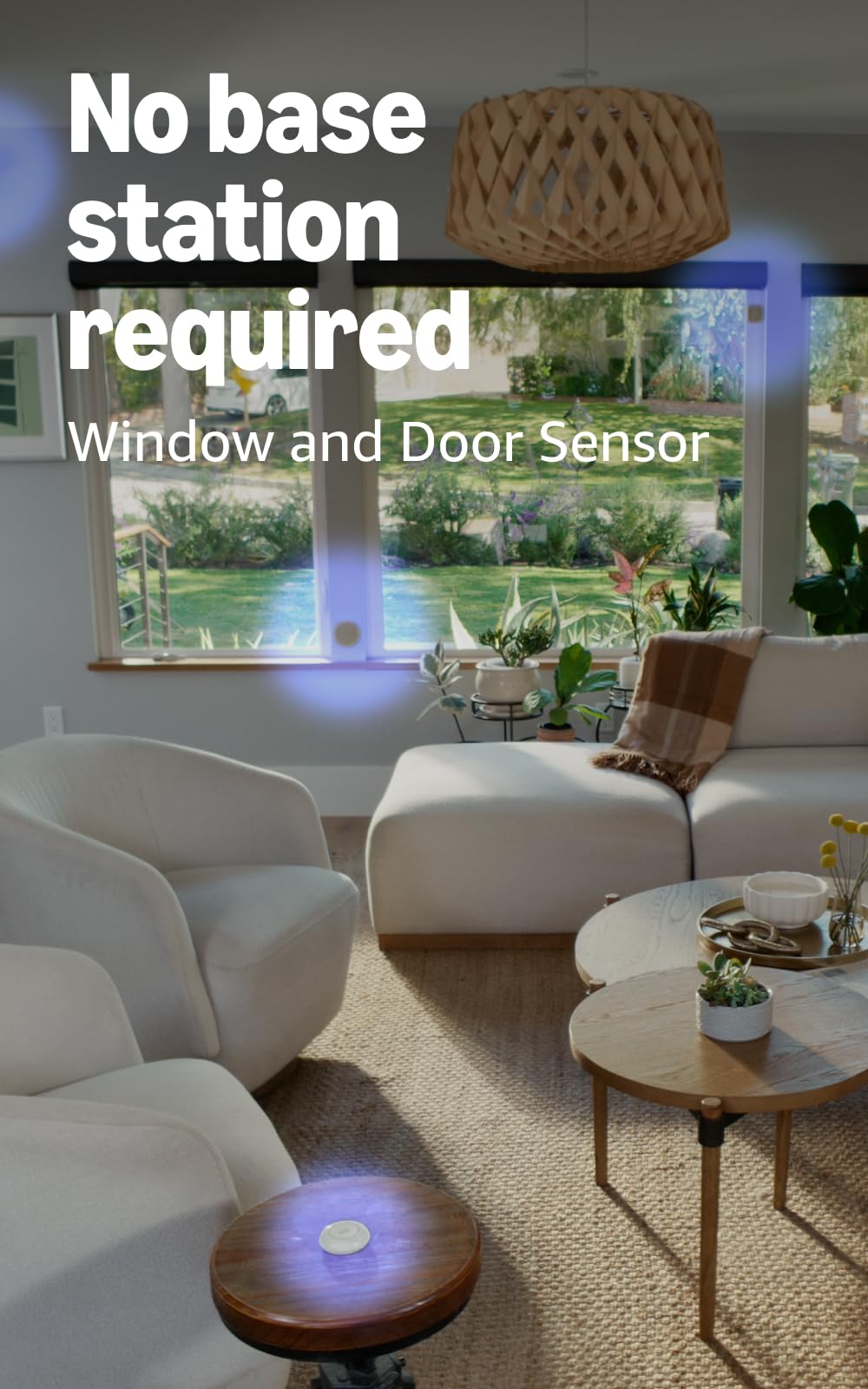Ring See & Sense Security Pro Kit, Battery Doorbell 2K, Speckled Gray with Indoor Cam 2K, White and smart entry detection for greater visibility