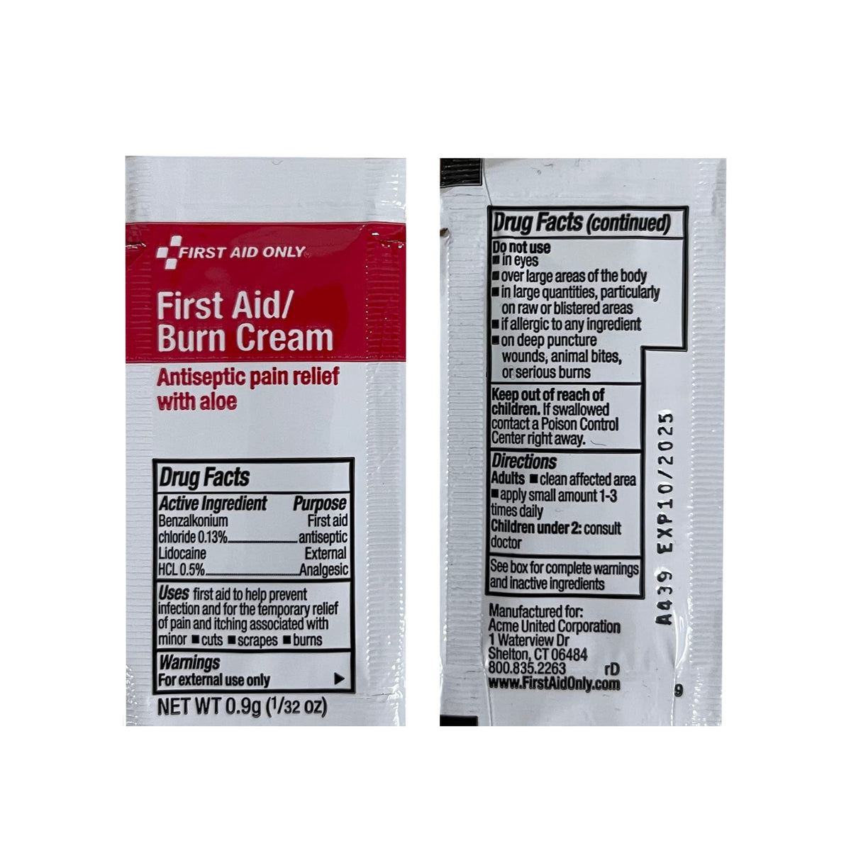 First Aid Only 9302-25M 25-Person Contractor's First Aid Kit for Home Renovation, Job Sites, and Construction Vehicles, 178 Pieces