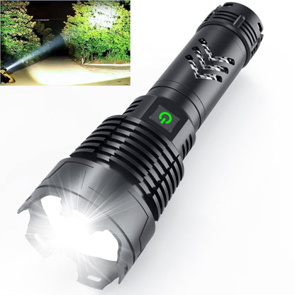 Alifa Rechargeable Led Flashlight 990000 High Lumens, Brightest Powerful Handheld Flashlight,Xhp160.9 Zoomable IPX5 Waterproof Super Bright Flashlight with 5 Modes