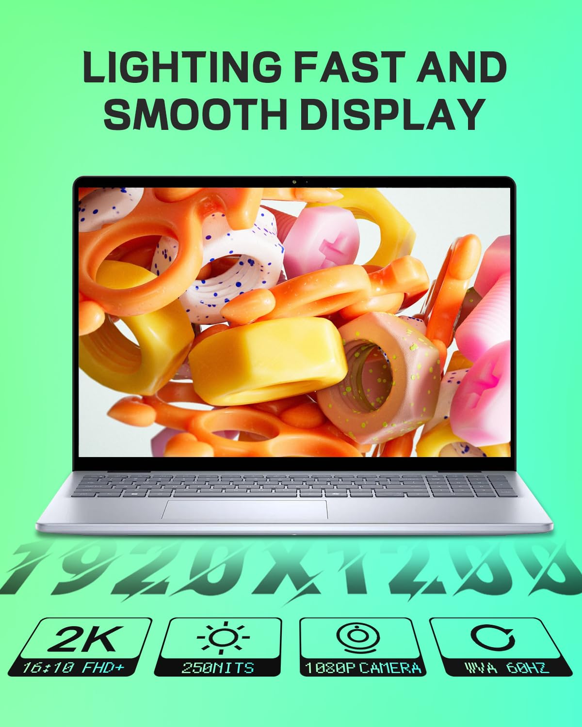 Dell Inspiron 16 Touchscreen Laptop - 16" FHD Display, AMD Ryzen 7-8840U, 64GB DDR5, 2TB SSD, Ms Office, CD/DVD Drive, Backlit KB, Fingerprint Reader, Windows 11 Pro, AI-Copilot