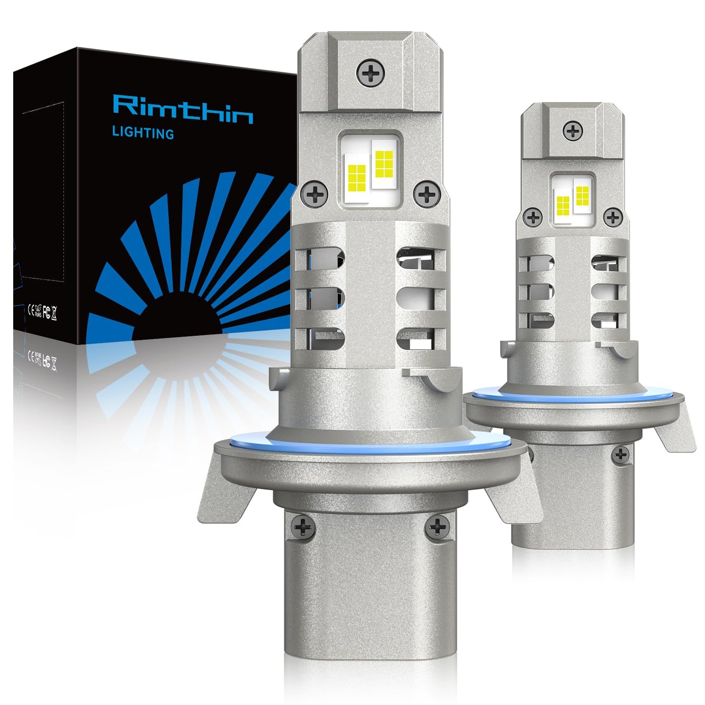rimthin H13/9008 Fog Bulb, 6000K Cool White, Pack of 2