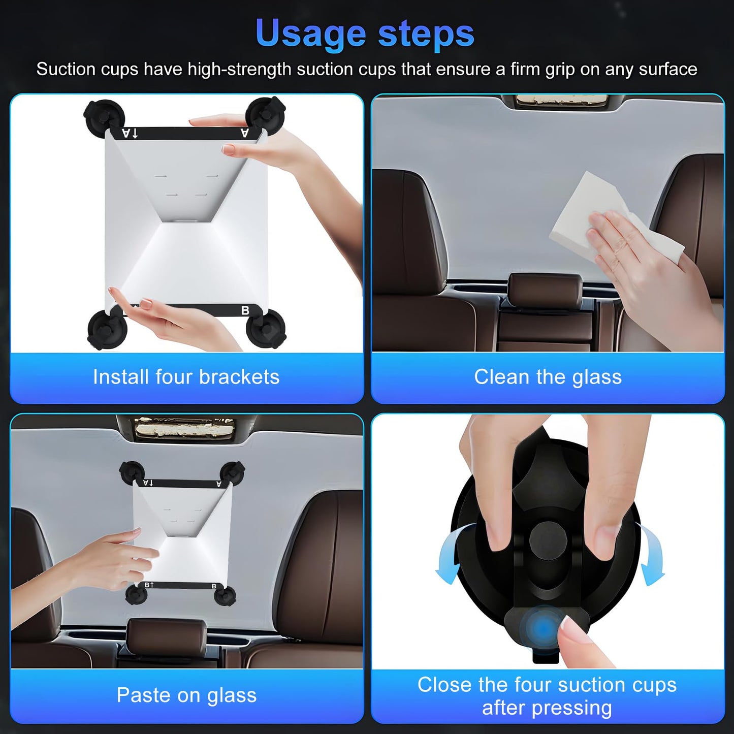 Starlink Mini Suction Cup Mount for Car Sunroofs or Windows – Secure Satellite Mounting Kit with Strong Grip for RVs, Boats and Road Trips – Stable Signal Guaranteed,1pcs