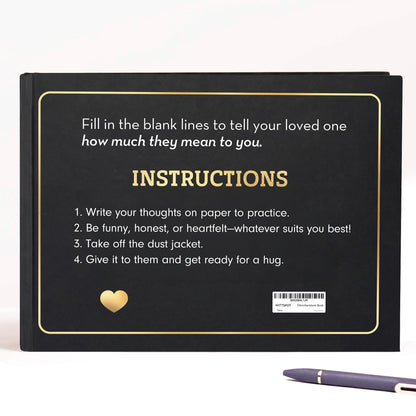 What I Love about You Book - Valentines Day Gifts for Him, Her - Fill-in-the-Blank Book for Men, Boyfriend, Husband, Women, Girlfriend, Wife, Him, Her - Couples Gifts for Anniversary, Christmas & More