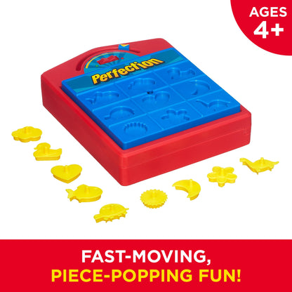 Hasbro Gaming Perfection Game for Kids | Popping Shapes and Pieces | Preschool Board Games for Clasroom | Back to School Gifts | Ages 4+ (Amazon Exclusive)