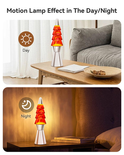 14.5 inches Liquid Motion Table Lamp: Tree Lave Lamp for Mother's Day/Mom Gifts, Mood Lighting Christmas Indoor Decorations Night Light for Kids and Adults