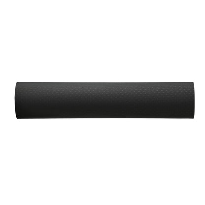 Amazon Basics 0.25 inch Thick TPE Exercise Yoga Mat with Carrying Strap, Black