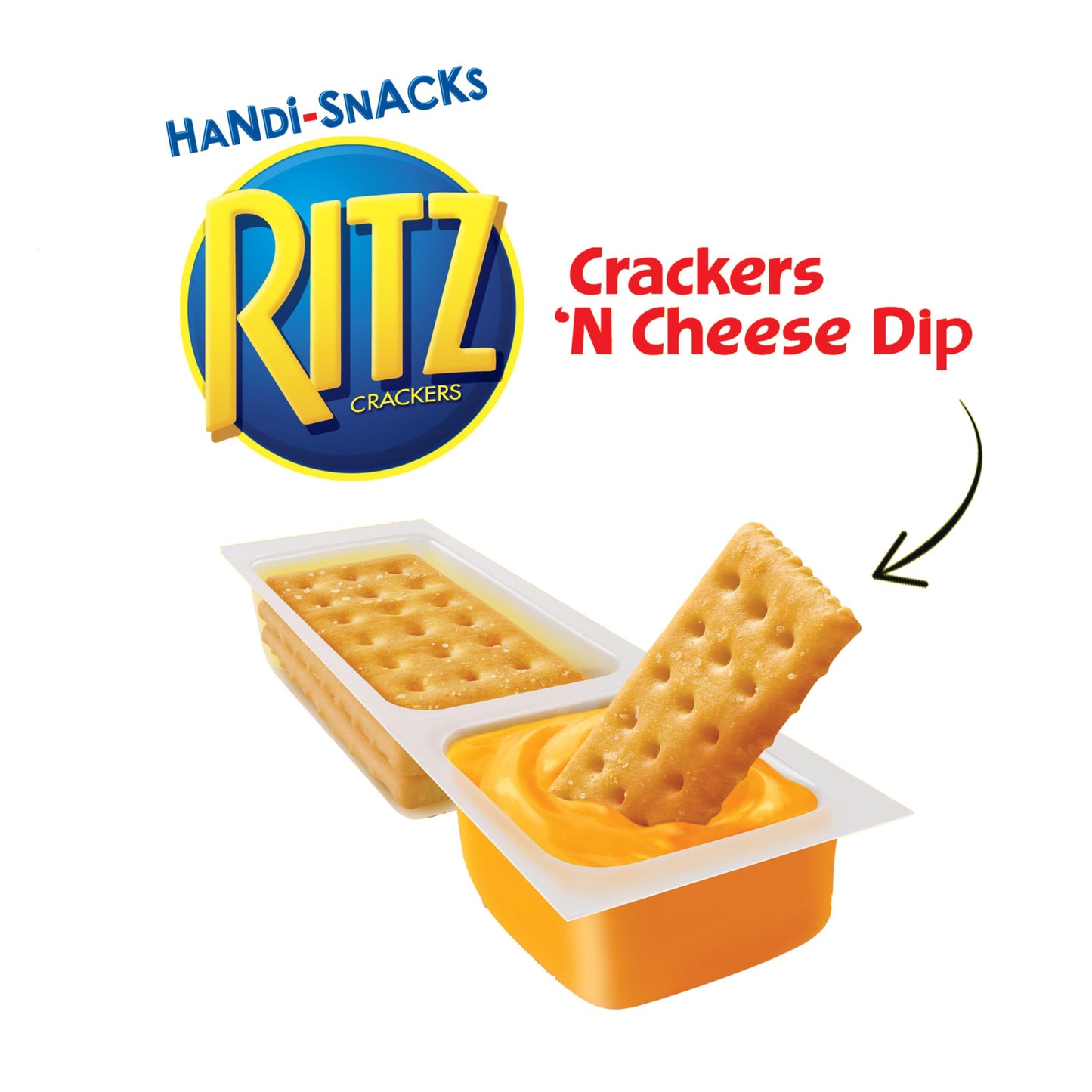 Handi-Snacks RITZ Crackers 'N Cheesy Dip Snack Packs, 20 Snack Packs