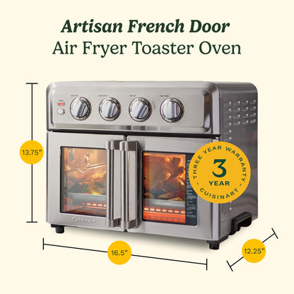Cuisinart Air Fryer Toaster Oven, Artisan French-Door Design, 7 Functions