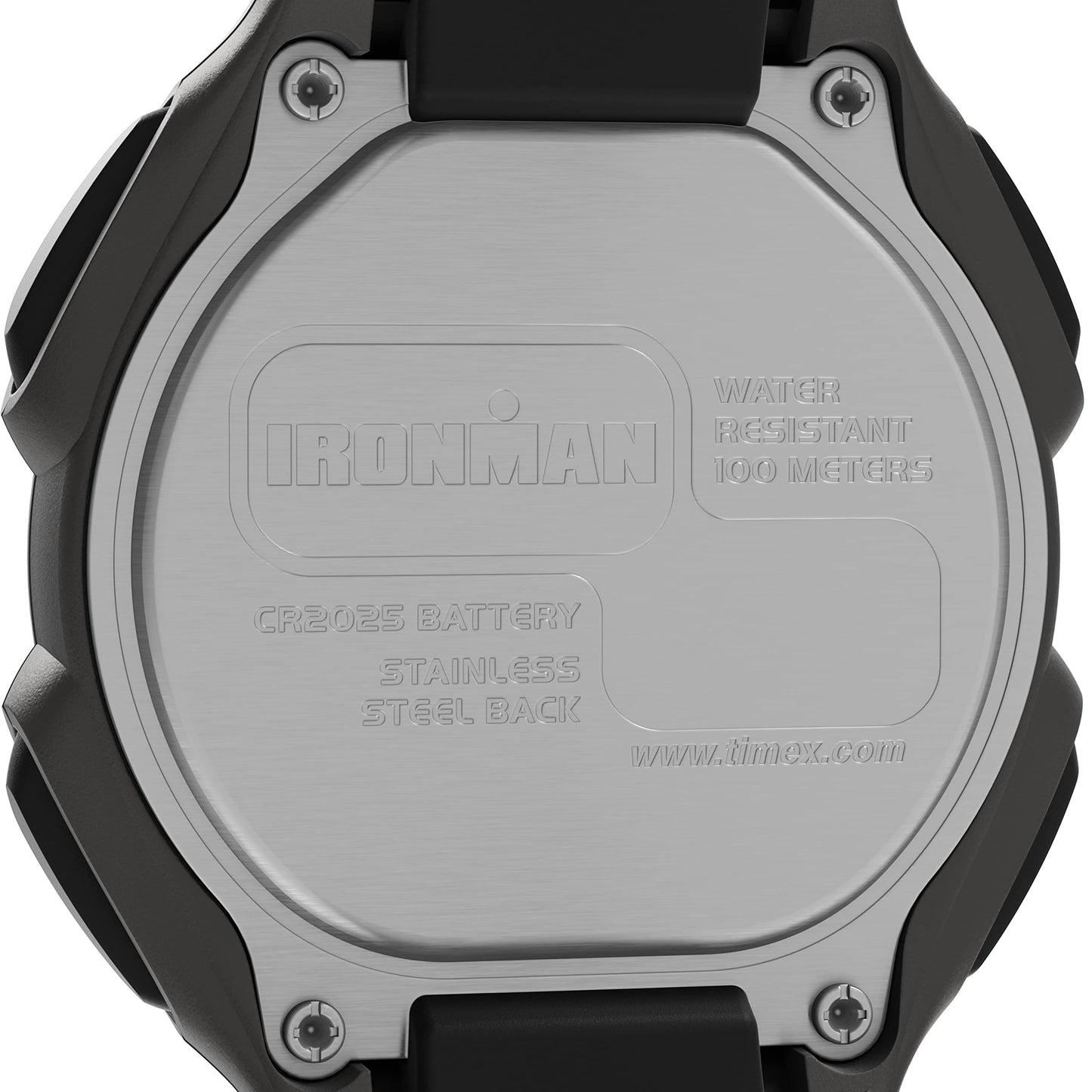 Timex Men's Ironman Triathlon Classic 30 38mm Watch – Gray Case with Black Resin Strap
