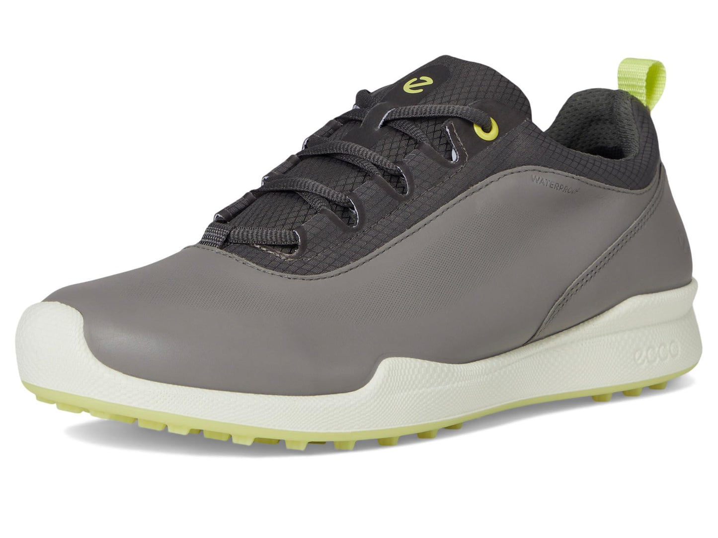 ECCO Men's Biom Hybrid BNY Waterproof Golf Shoe, Steel/Magnet, 13-13.5