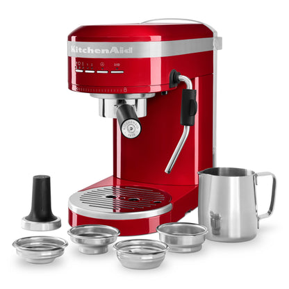 KitchenAid Metal Semi-Automatic Espresso Machine - KES6503, Empire Red
